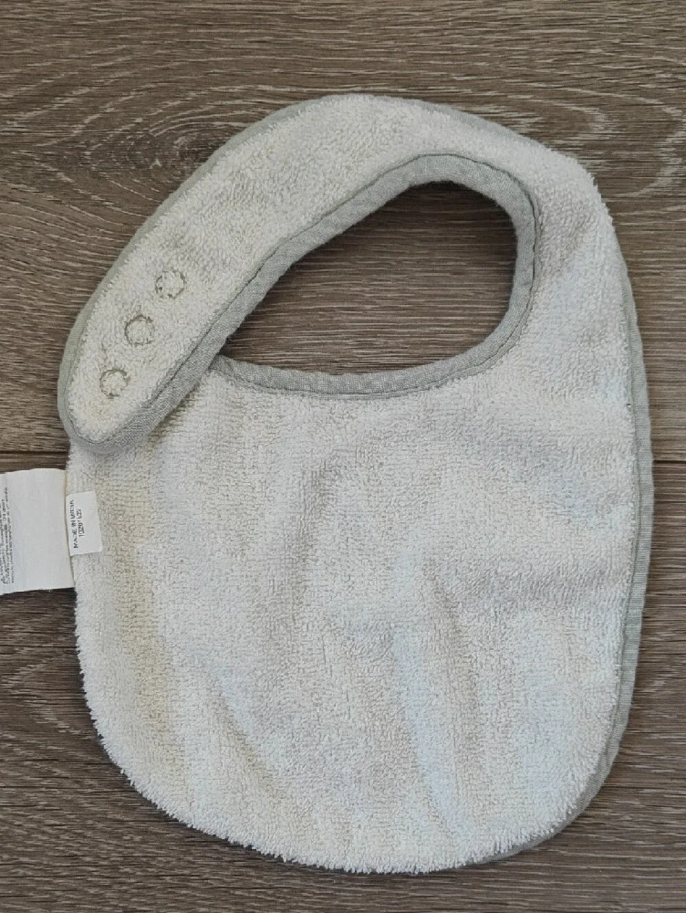 PEHR Soft Pastel Baby Bib Set 3 - Green and Cream